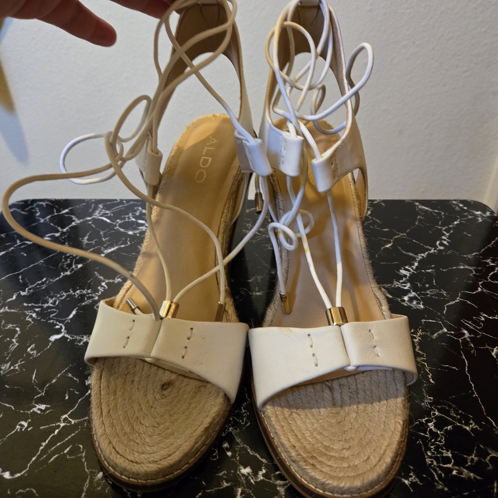 Aldo Terisa Wedge Heel Sandals Size 9